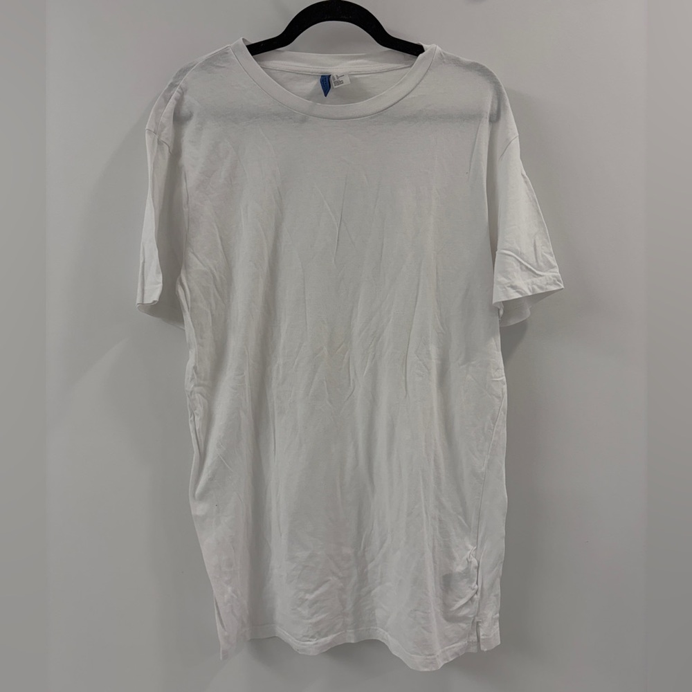 H&M Basic Divided - White Long Tee - Medium